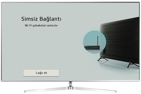 televizorda şəbəkə yoxdur