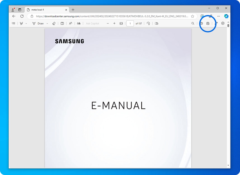 PDF faylın endirilməsi