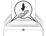 Shema koja prikazuje kako ukloniti poklopac ladice za povrće.