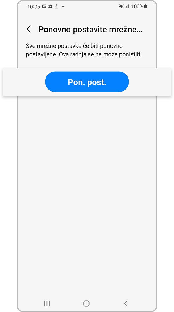 Dodirnite Pon. post.