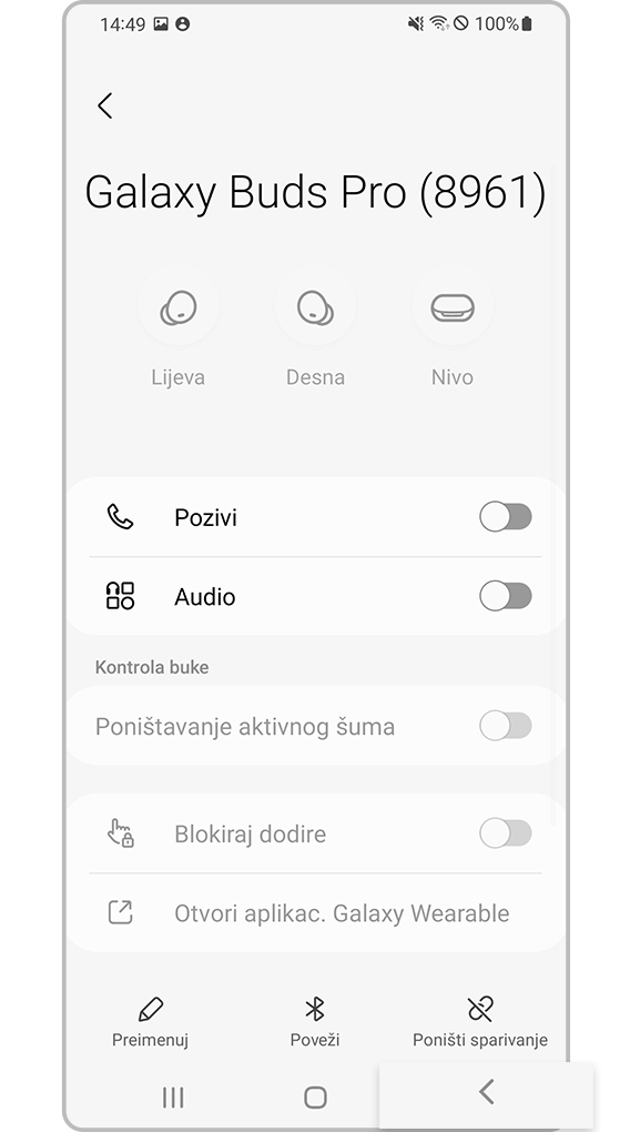 ponovno uparivanje Bluetooth uređaja 5. korak