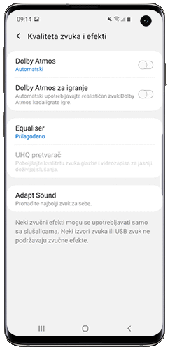 Uključite Dolby Atmos