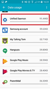 Select Unified Daemon menu