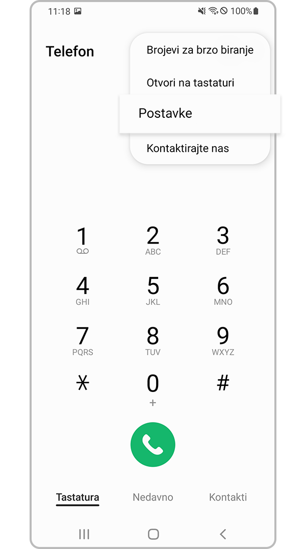 provjera blokira li uređaj nepoznate brojeve 2. korak