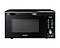 Product shot of microwaves, the front shot showing the white color product with the door closed. microwaves product number MS23T5018AE.