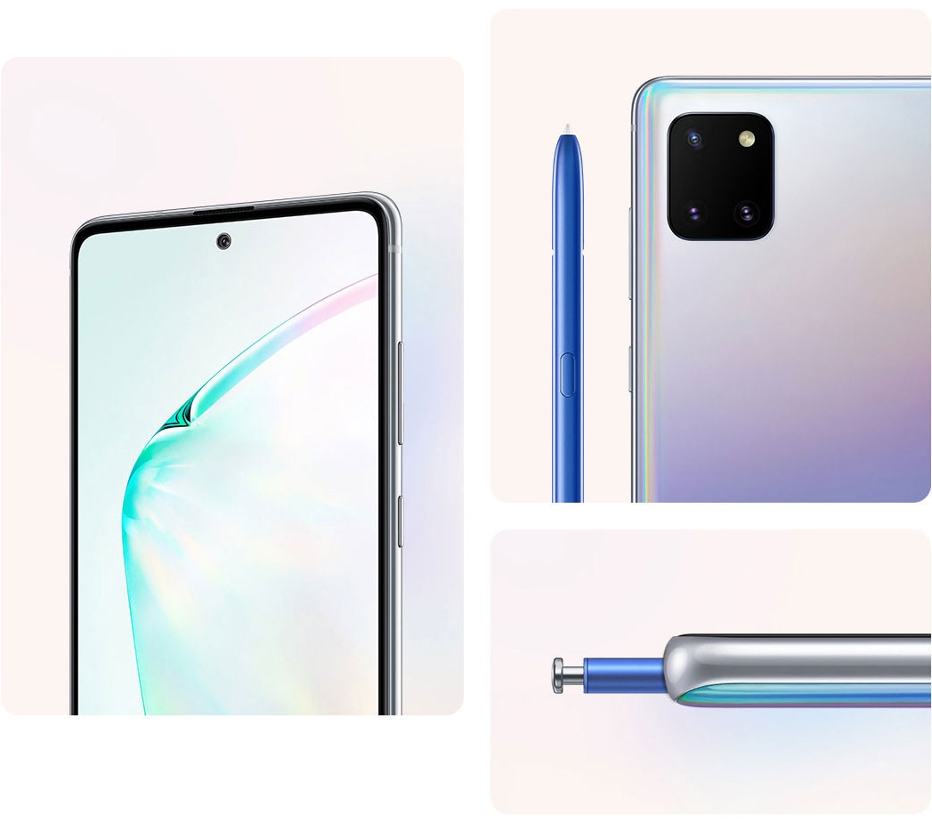 Galaxy Note10 Lite White - Design Galaxy Note10 Lite White - Design