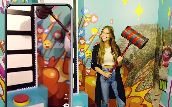 TikTok-ster Laura creëert originele video’s voor haar TikTok