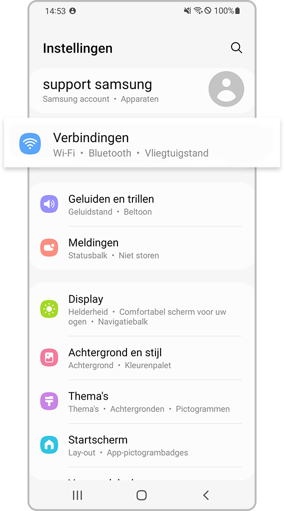 herstellen apparaat bluetooth stap 1