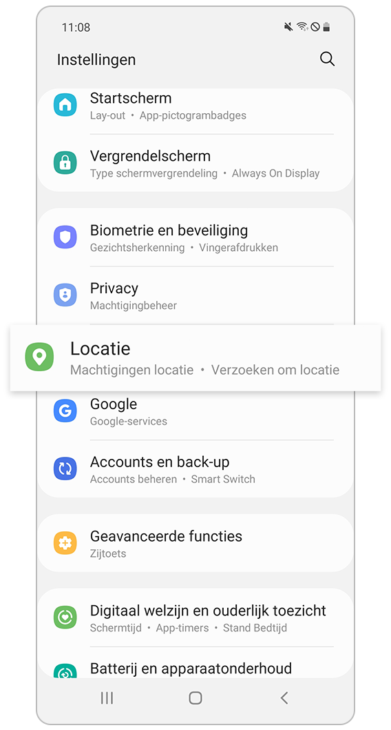Locatie-instellingen