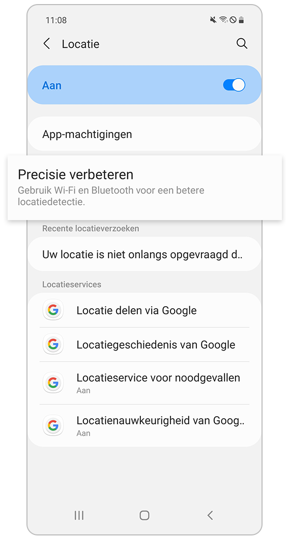 De precisie van de locatie verbeteren