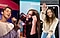 Les stars de TikTok Marco, Yara et Laura en pleine action avec leur smartphone Galaxy A