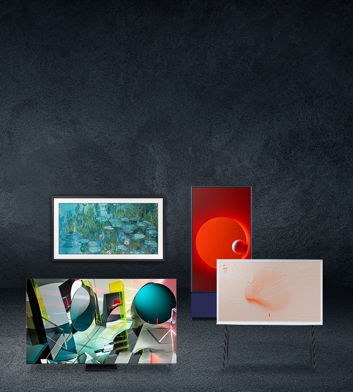 De Samsung QLED 4 K, Q90T, 2020 heeft ingebouwde TV-speakers die het vliegtuiggeluid in surround sound laten horen.