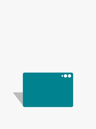 Vue arrière d'une tablette