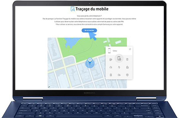 Se connecter à Find My Mobile.