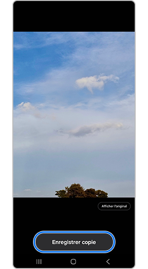 Enregistrez l’image générée