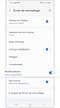 Sélectionnez les paramètres de notification de verrouillage de l’écran