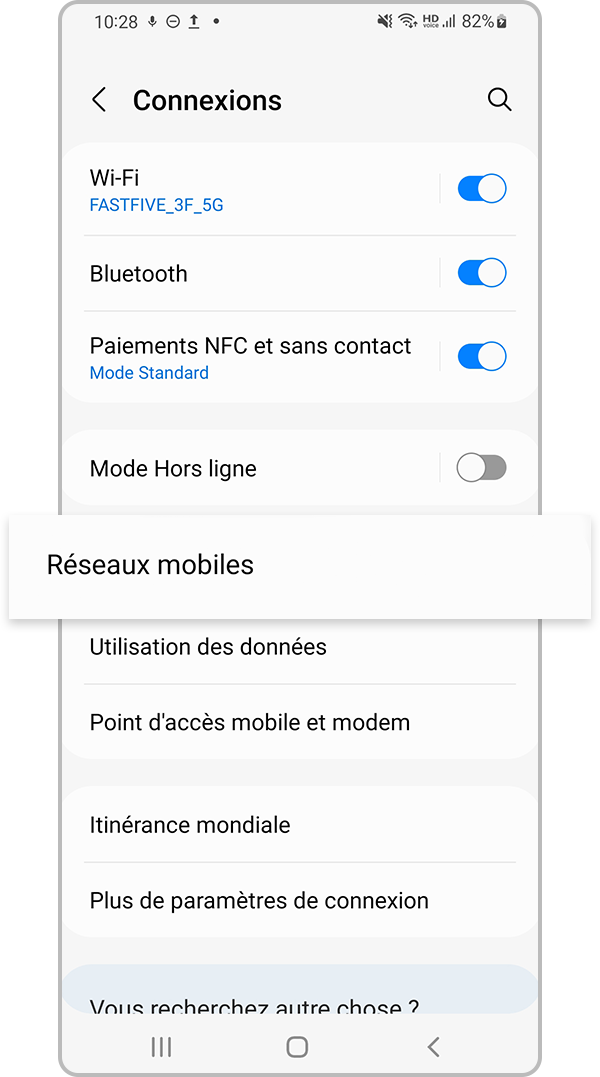 réinitialiser les paramètres réseau - étape 2
