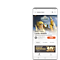Смартфон, показващ MMORPG, Lords Mobile, екран за инсталиране от страницата за представяне на Galaxy Store.
