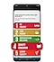 Списъкът от 17 глобални цели, частично показан в приложението Samsung Global Goals.