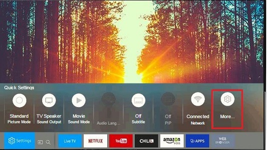 Преместете до Още настройки