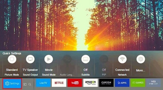 Изберете Настройки