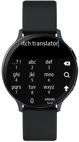 Натиснете върху „Watch Translator“ в Galaxy Store на Galaxy Watch Active2