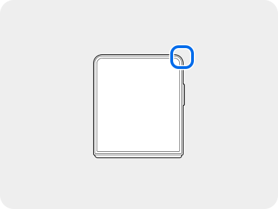 Мобилен телефон, обърнат на обратно