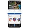 Interface do Samsung Global Goals ampliando a ferramenta do painel e o botão Doar no centro. O painel mostra o saldo atual e o histórico de doações do usuário. Abaixo está um quadro com as maiores doações que exibe os três principais doadores por mês e região.