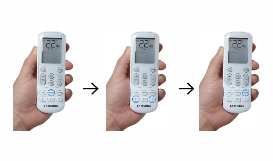 2 métodos para desativar o modo de limpeza automática pelo controle remoto