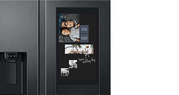 tela da geladeira smart com zoom