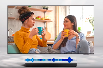 Som calibrado automaticamente