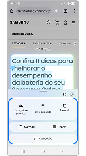 Composição de texto