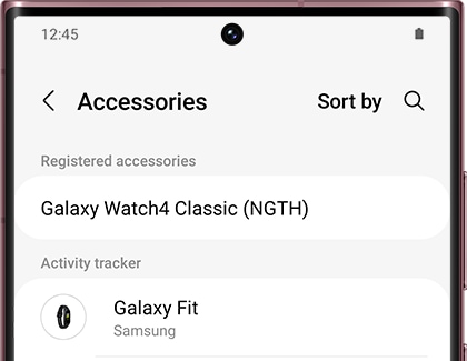 List of devices for the Samsung Health app