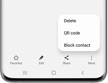 Block contacts from the Contacts app