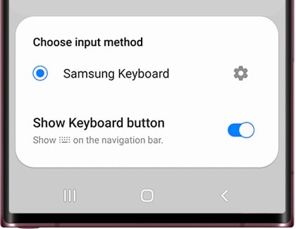 Change the default keyboard