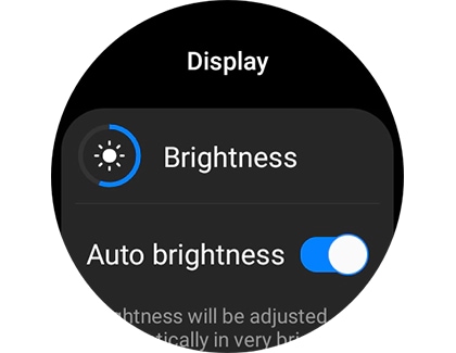 Galaxy Watch4 and Galaxy Watch4 Classic display settings