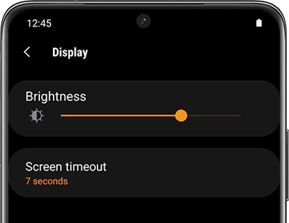 Galaxy Fit and Galaxy Fit2 display settings