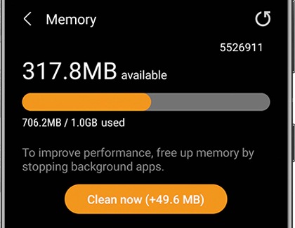 Free up memory