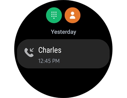 Make a call from your smartwatch