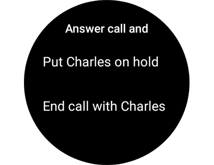 Answer incoming calls with your smartwatch