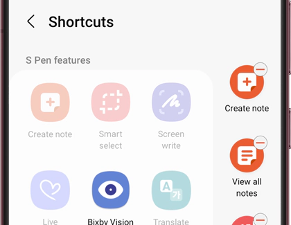 Add or remove app shortcuts