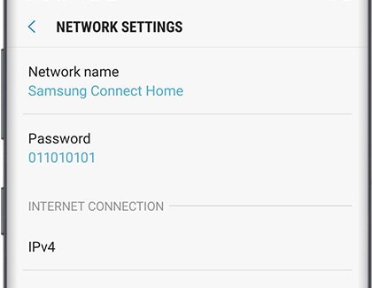 Tap the More options icon (the three vertical dots), and then tap Network settings.