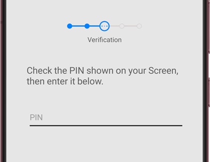 PIN data window in the SmartThings app