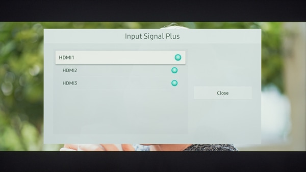 Activate Input Signal Plus