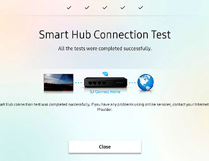 Test your connection to Smart Hub