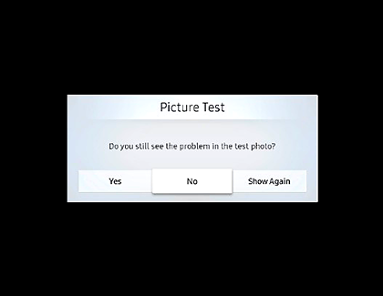 Diagnose picture issues using the Picture Test