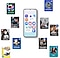 In the center is Galaxy S22+ displaying various Apps & Services icons. Surrounding the smartphone are photos and illustrations that indicate the feature of each app and service.