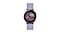 The Galaxy Watch Active2 with a Phantom Violet band.