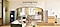 There isThere is a bright and cozy home with a living room in the foreground and a kitchen in the background, and various connected Samsung appliances throughout. A beige-colored electric oven, compact oven and a white Bespoke AI washer with a morning blue-colored panel are built-in in the kitchen. There are a white Bespoke Jet, a gray Bespoke Cube air purifier and a Jet Bot in the living room. On the right side of the living room is a glam peach 1-door Bespoke refrigerator and a 2-door Bespoke refrigerator with a clean white top and sky blue bottom. Directly above it is a WindFree Air Conditioner mounted on the wall. A Galaxy S22 Ultra stands upright on a coffee table in the center and it controls all the other devices. a bright and cozy home with a living room in the foreground and a kitchen in the background, and various connected Samsung appliances throughout. A beige-colored electric oven, compact oven and a white Bespoke AI washer with a morning blue-colored panel are built-in in the kitchen. There are a white Bespoke Jet, a gray Bespoke Cube air purifier and a Jet Bot in the living room. On the right side of the living room is a glam peach 1-door Bespoke refrigerator and a 2-door Bespoke refrigerator with a clean white top and sky blue bottom. Directly above it is a WindFree Air Conditioner mounted on the wall. A Galaxy S22 Ultra stands upright on a coffee table in the center and it controls all the other devices.