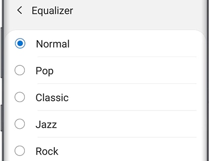 Adjust Equalizer settings 1